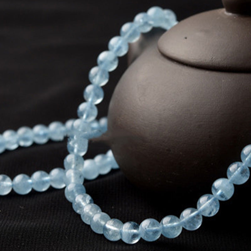 Fortune Jewel Natural Aquamarine Peace Healing Bracelet