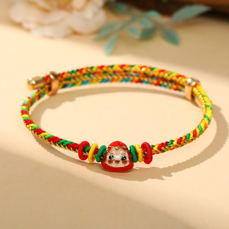 Fortune Jewel Colorful Rope Zongzi Pattern Luck Handmade Child Adult Bracelet