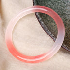 Fortune Jewel Pink Golden Silk Jade Wealth Bracelet Bangle