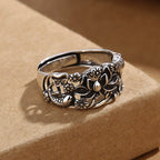 Fortune Jewel Lotus Symbol Koi Fish Enlightenment Ring Fortune Jewel