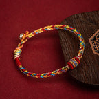 Fortune Jewel Handmade Dragon Boat Festival Luck Colorful Rope Child Adult Bracelet