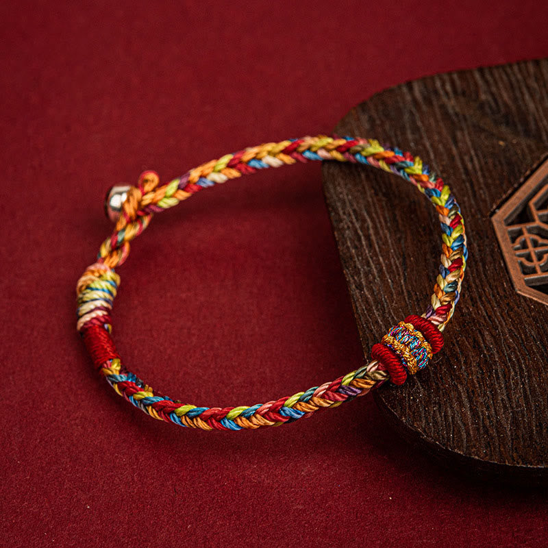 Fortune Jewel Handmade Dragon Boat Festival Luck Colorful Rope Child Adult Bracelet