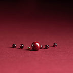 Fortune Jewel Garnet Cinnabar Lucky Bead PiXiu Om Mani Padme Hum Rose Protection Ring