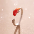 Fortune Jewel Koi Fish Copper Balance Luck Adjustable Ring