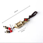 Fortune Jewel Feng Shui Yin Yang Bagua Wenchang Pen Pagoda Prayer Wheel Keychain Fortune Jewel