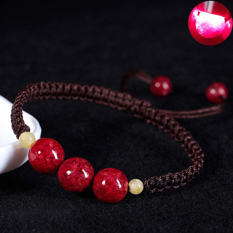 Fortune Jewel Cinnabar Blessing Red String Bracelet For Kids