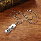 Fortune Jewel Tathagata Buddha Strength Protection Amulet Lucky Vintage Style Pendant Necklace Fortune Jewel