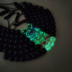 Fortune Jewel Black Obsidian Luminous Glowstone Strength Bracelet