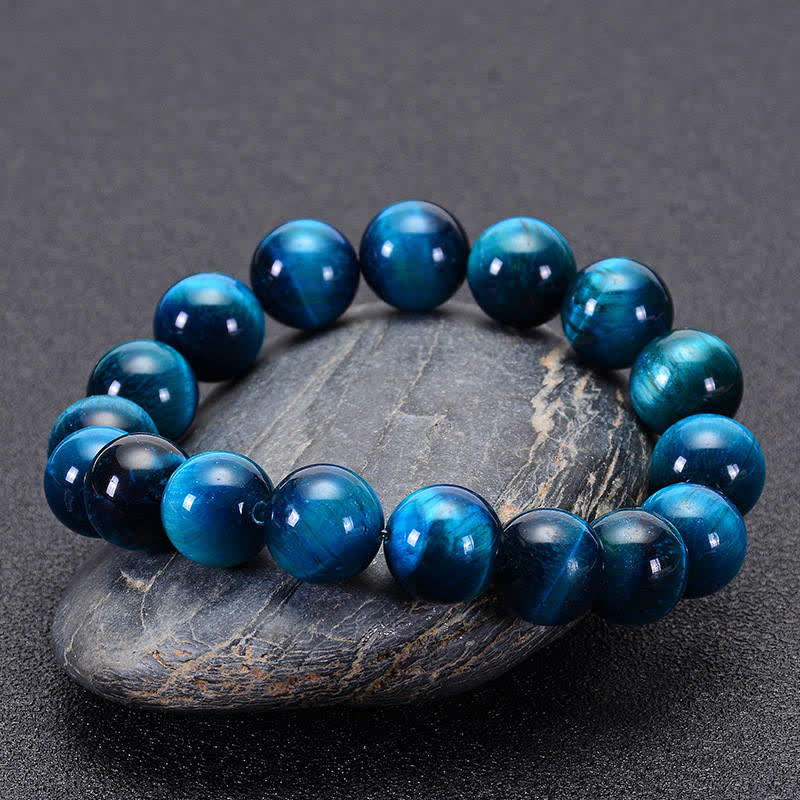 Fortune Jewel Blue Tiger Eye Protection Bracelet