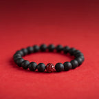Fortune Jewel Tibetan Cypress Cinnabar Lotus Healing Bracelet