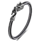 Fortune Jewel Dragon Titanium Steel Protection Luck Bracelet Fortune Jewel