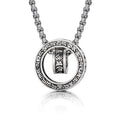 Fortune Jewel Tibetan Om Mani Padme Hum Carved Peace Purity Chain Necklace Pendant