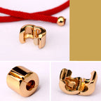24K Gold-Plated Feng Shui PiXiu Bracelet Luck Red String Bracelet