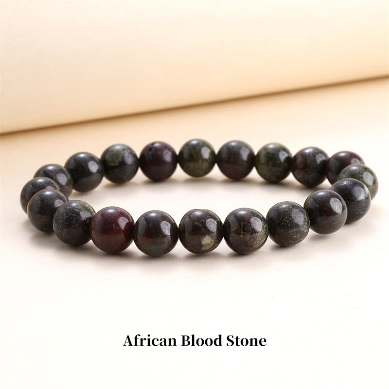 Fortune Jewel Natural Stone Quartz Healing Beads Bracelet