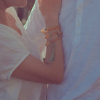 Fortune Jewel 108 Mala Beads 925 Sterling Silver Citrine Sandalwood Turquoise Protection Prosperity Bracelet
