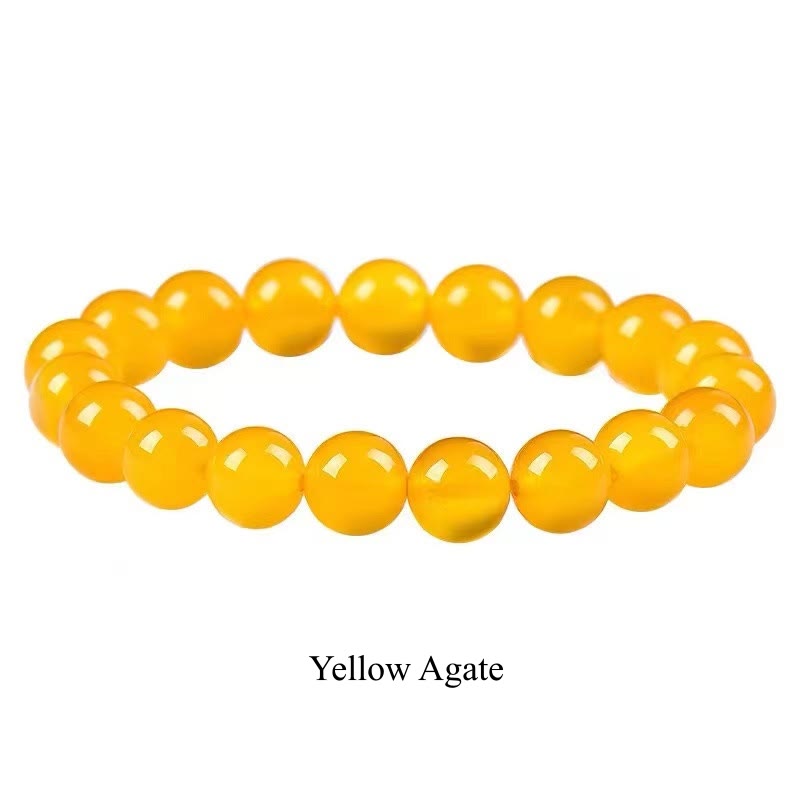 Fortune Jewel Natural Stone Quartz Healing Beads Bracelet