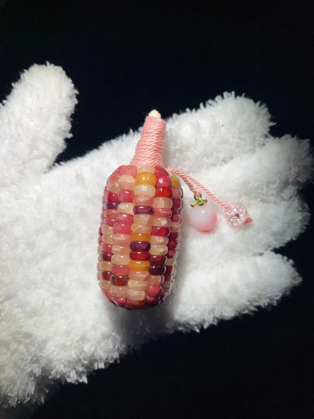 Cute Rainbow Chubby Natural Corn Charms