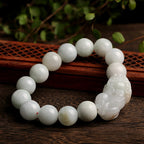 Fortune Jewel Fengshui Wealth Prosperity Jade PiXiu Luck Bracelet