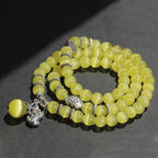 Fortune Jewel Cat Eye PiXiu Support Triple Wrap Bracelet