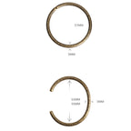 Fortune Jewel Rustic Design Copper Balance Adjustable Cuff Bracelet