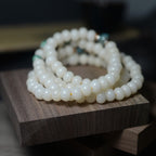Fortune Jewel 108 Mala Beads Bodhi Seed Keep Away Evil Spirits Calm Bracelet