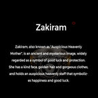 Fortune Jewel 925 Sterling Silver Zakiram Goddess of Wealth Design Dzi Bead Protection Ring