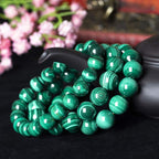 Fortune Jewel Natural Malachite Protection Calmness Bracelet