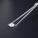 Fortune Jewel 925 Sterling Silver Cherry Blossom Blessing Chain Bracelet
