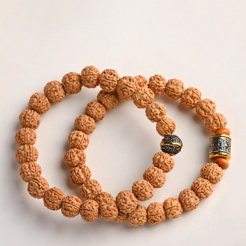 Fortune Jewel Tibet Rudraksha Bodhi Seed Wealth Auspiciousness Bracelet