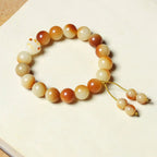Fortune Jewel Natural Bodhi Seed Lovely Paw Claw Peace Wisdom Bracelet