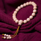 Fortune Jewel Natural Abelia Biflora Wood Blessing Wrist Mala