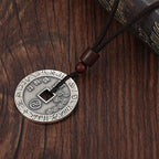 Fortune Jewel Bagua Yin Yang Copper Coin Star Balance Energy Necklace Pendant Fortune Jewel
