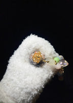 Mini Blue-Purple Natural Corn Ornament for Fidgeting