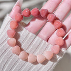 Pink Droplet-Shaped Bodhi Bracelet – Multi-Color Options Available
