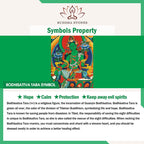 Fortune Jewel 108 Mala Beads Gradient Bodhi Seed Green Tara Buddha Engraved Peace Harmony Bracelet