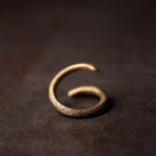 Fortune Jewel Simple Design Copper Luck Adjustable Ring