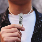 Fortune Jewel Tathagata Buddha Strength Protection Amulet Lucky Vintage Style Pendant Necklace Fortune Jewel