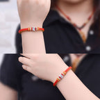 Fortune Jewel Colorful Rope True Love Knot Luck Handmade Bracelet