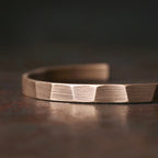 Fortune Jewel Vintage Rustic Design Copper Wealth Adjustable Cuff Bracelet