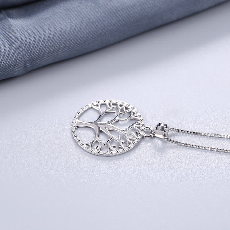 Fortune Jewel The Tree of Life 925 Sterling Silver Creation Necklace Pendant