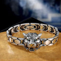 Fortune Jewel Tiger Head Design Healing Bracelet