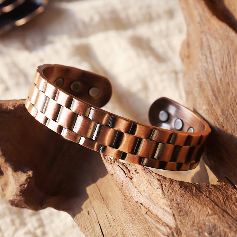 Fortune Jewel Vintage Copper Balance Cuff Bracelet