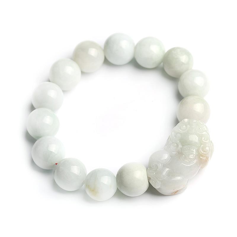 Fortune Jewel Fengshui Wealth Prosperity Jade PiXiu Luck Bracelet