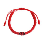 Fortune Jewel 2Pcs Tibetan Luck Chinese Knot Protection String Bracelet