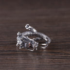 Fortune Jewel 925 Sterling Silver Dragon Luck Protection Ring Fortune Jewel