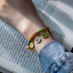 Fortune Jewel Tibetan Colorful Rope Five God Of Wealth Luck Braid Bracelet
