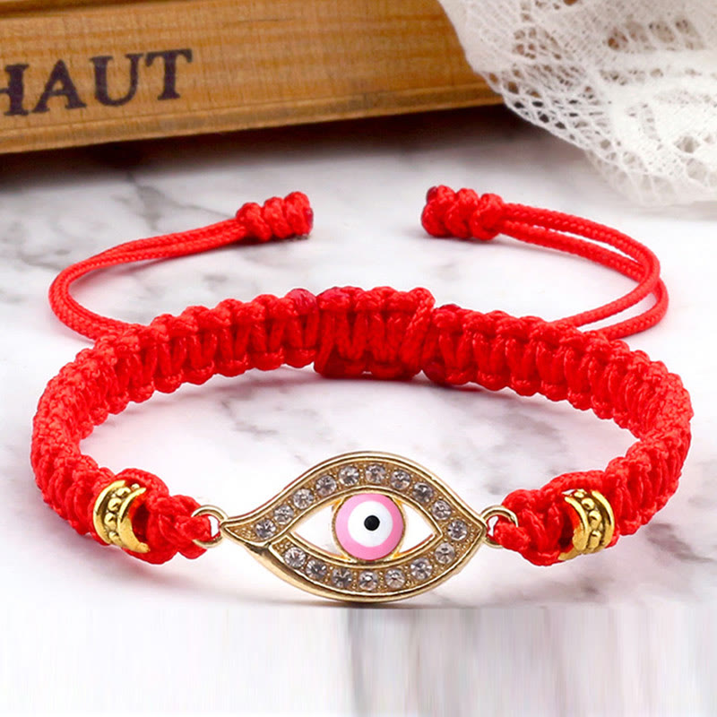Fortune Jewel Evil Eye Keep Away Evil Spirits String Bracelet