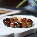 Fortune Jewel Tibet Various Wood Om Mani Padme Hum Purity Bracelet