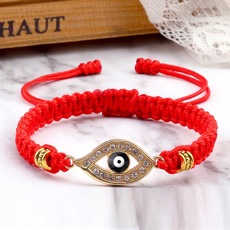 Fortune Jewel Evil Eye Keep Away Evil Spirits String Bracelet