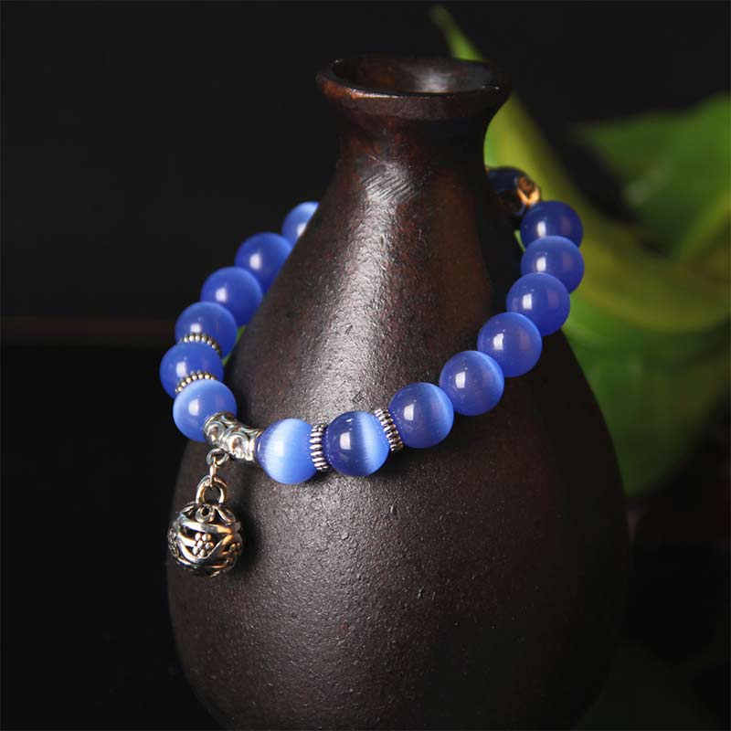 Fortune Jewel Tibetan Cat Eye Lucky Bracelet